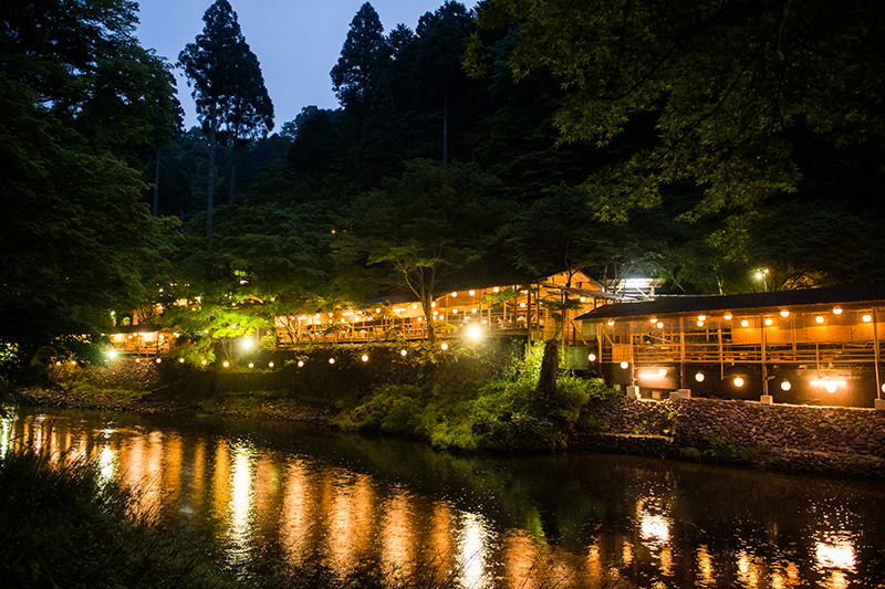 もみぢ家川床プラン